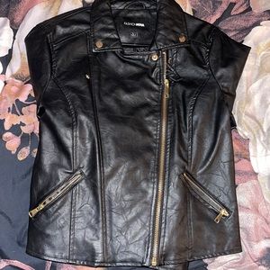 Vegan leather jacket